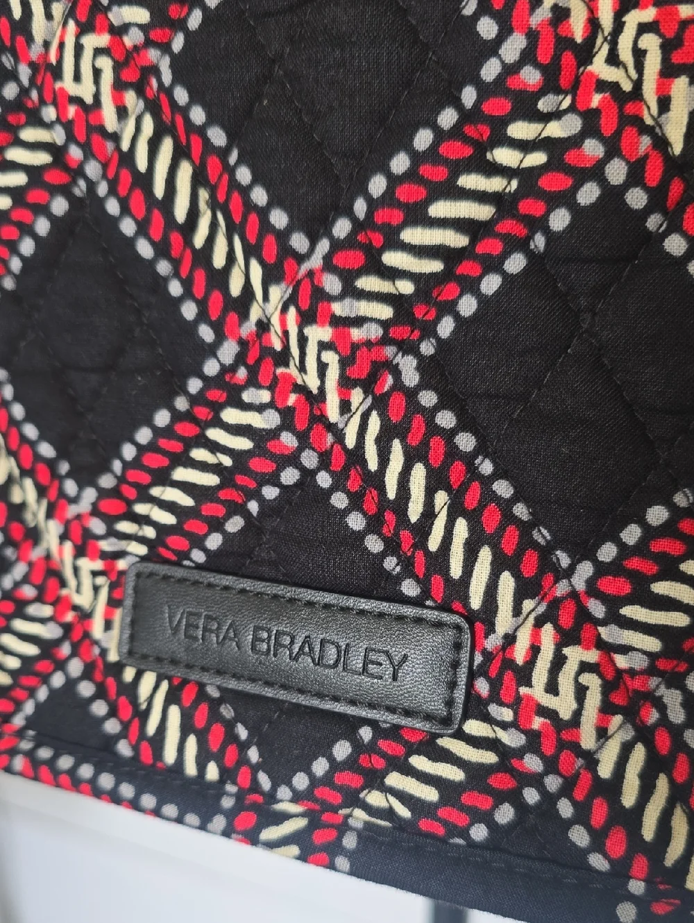 Quilted Vera Bradley Messenger Bag in the Discontinued Minsk Plaid Pattern